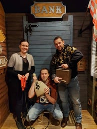 Napad na bank -  Dziki Zachód