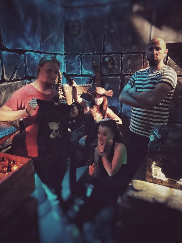 Foto från escape room