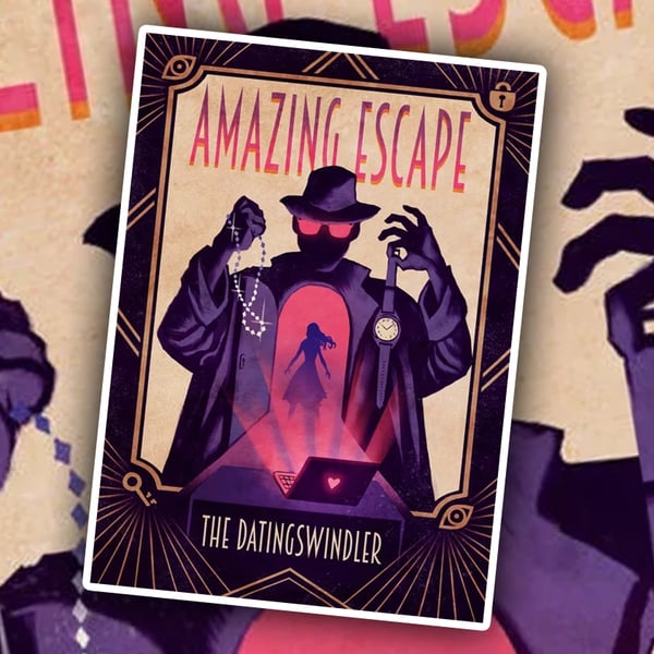 The dating scammer escape room