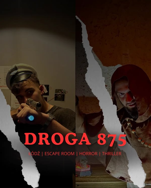 Droga 875 escape room Łódź horror