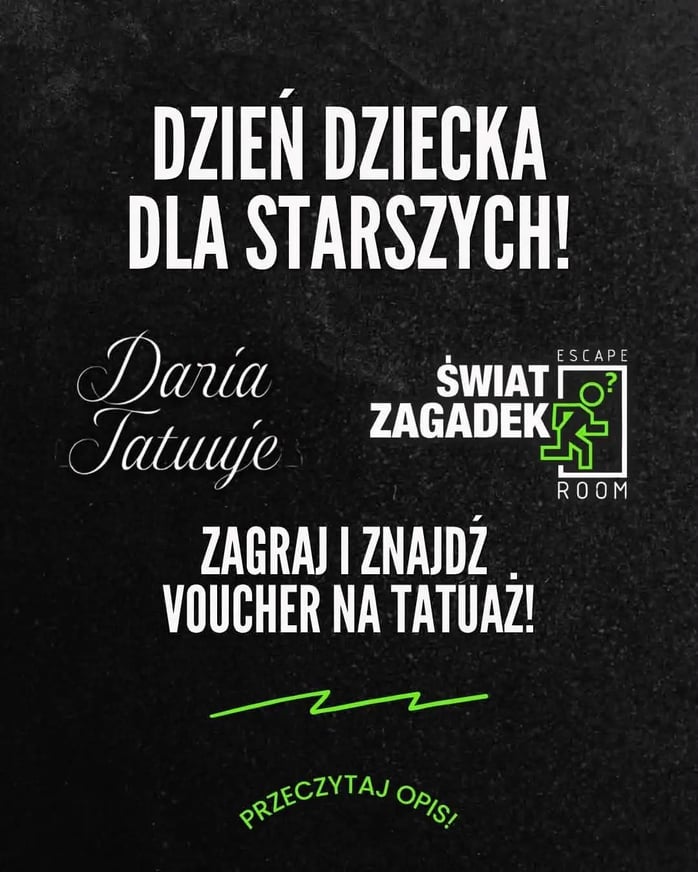 Znajdź zniżkę na tatuaż!