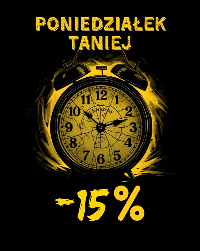 W poniedziałek taniej  -15%